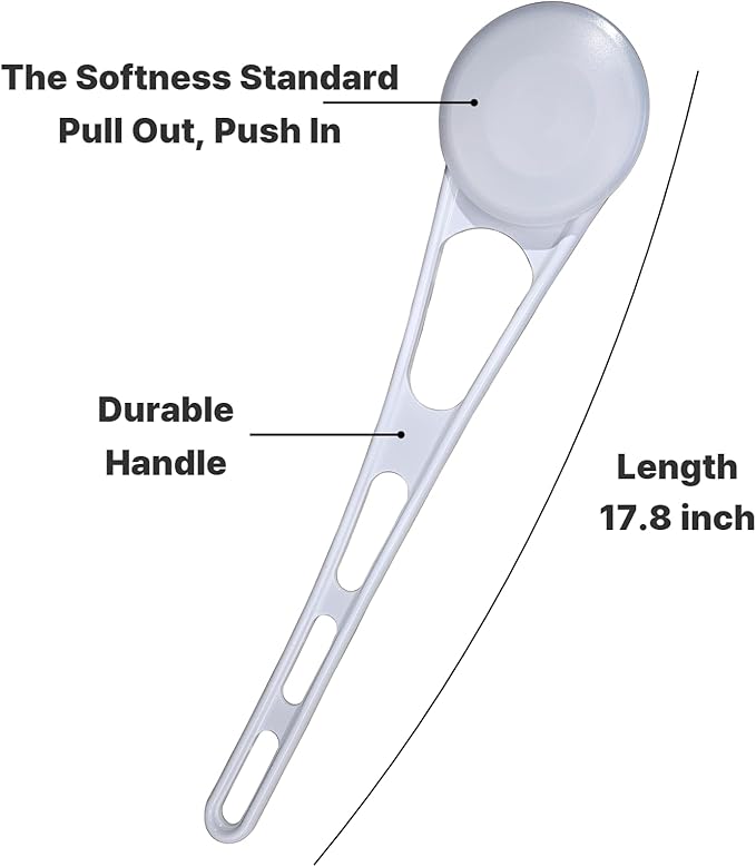SELYBACK Silken-Smooth Back Lotion Applicator with Long Handle & 2 Replaceable Heads - Delivers an Effortless, Flawless Glide for Hard to Reach Skin