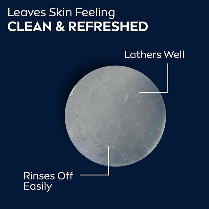 Nivea Men Relax 3-in-1 Body Wash, Lavender and Sandalwood Scented Men's Body Wash Cleanses Face, Body and Hair, 16.9 Fl Oz Bottle, Pack of 6