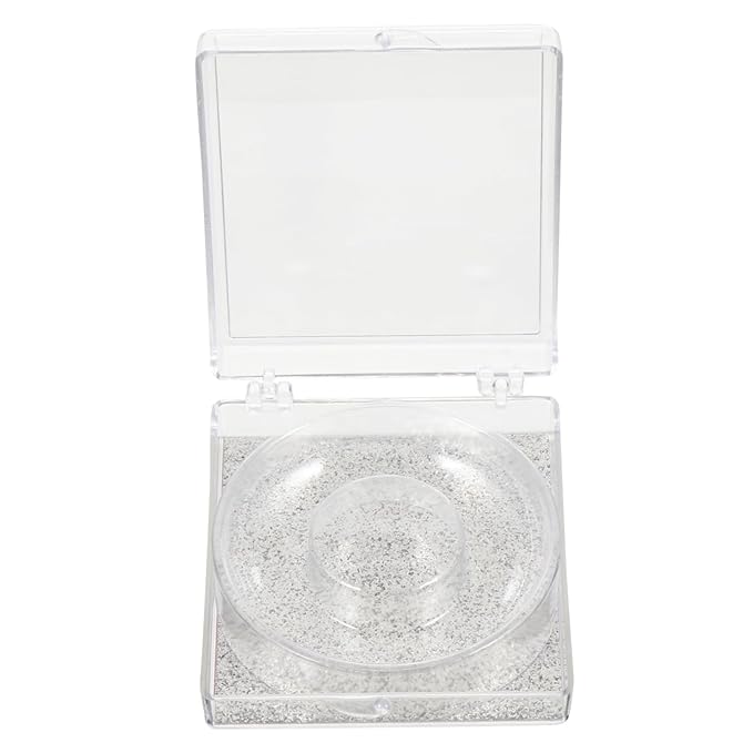 6pcs Transparent False Eyelash Storage Box Compact Organizer for Packing and Travel Beauty Salons and Personal Use