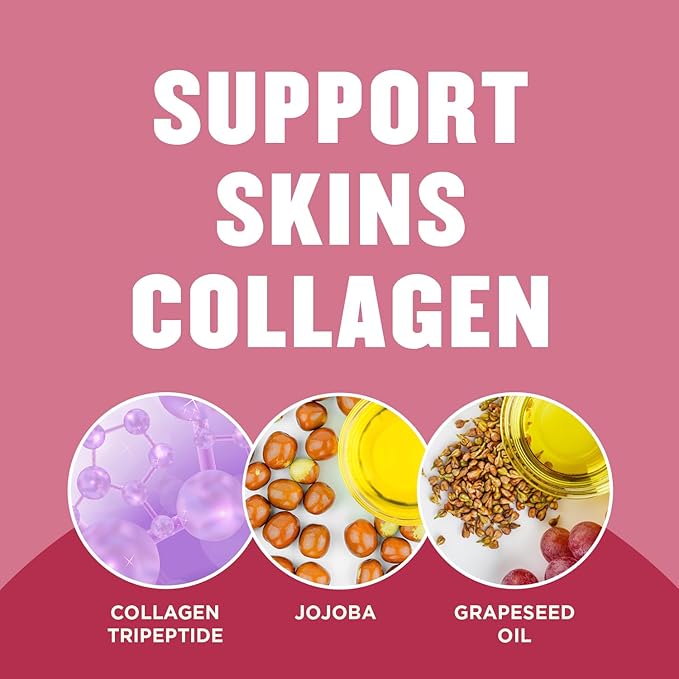 Gold Bond Plumping Collagen Body and Face Serum Lotion, Lightweight Hydrating Moisturizer with Collagen Peptide Complex, Jojoba and Grapeseed Oils to Visibly Plump Skin, Cherry Blossom Scent, 8 oz