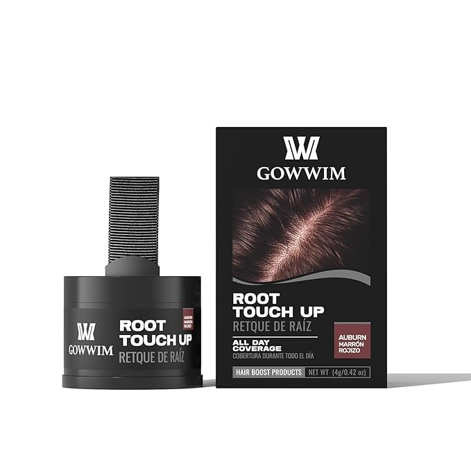 Hairline Powder (Auburn) - Instantly Cover Gray Hair Roots, Hair Color Shadow, Thin Hair Touch-Up, 4g