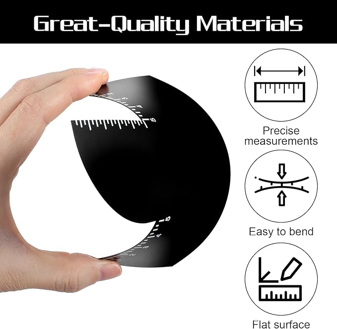 2 Pcs Barber Enhancement Card,Black Shape up Tool for Hairline,T Shape Enhancement Card for Barbers,with Measurement Reusable Enhancements Cards for Precise Edge Beard Line UP