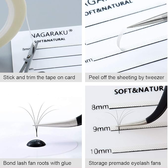 NAGARAKU Magnetic Lash Extension Storage Box, False Eyelashes Organiser Box 5 Layers Dustproof Eyelash Extensions Storage Volume Lash Makeup Tools Case Transparent Box with Magnetic Eyelash Plate
