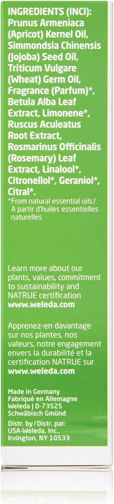 Weleda Birch Cellulite Body Oil 3.4 Fluid Ounce, Plant-Rich Oil with Birch, Rosemary and Jojoba