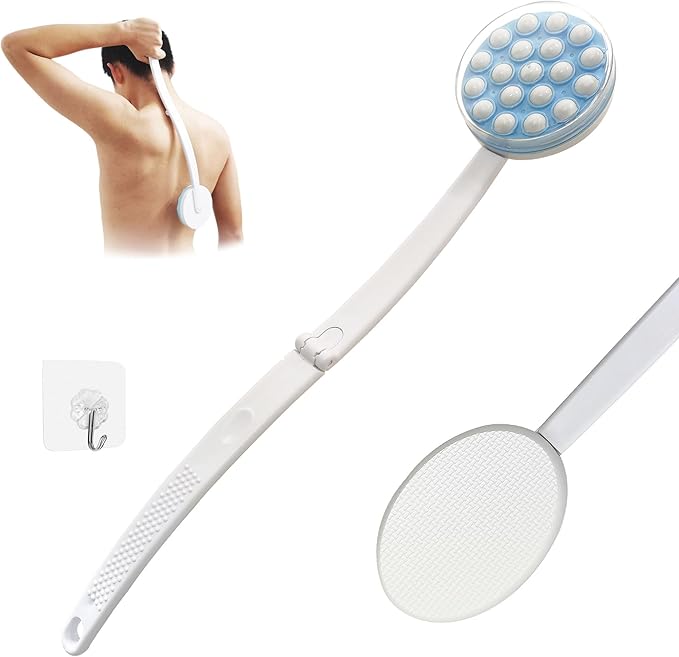 Lotion Applicators for Back, 18 inch Back Lotion Applicator, Back Lotion Applicator for Your Back, Foldable Handle Easy Reach Self Apply Cream Moisturizer Sunscreen