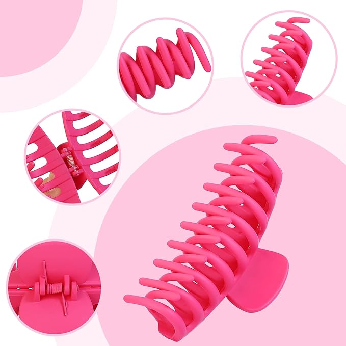 Hair Claws 16 Pcs Hair Clips for Women Thin Thick Curly Hair Large and Small Matte Banana Clips Strong Hold Nonslip