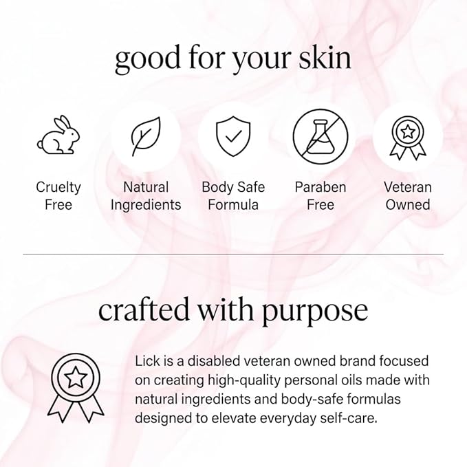 LICK Chocolate Cake Dessert-Inspired Scented Body Oil – Fast-Absorbing Daily Hydration with Almond Oil & Vitamin E – 4 oz