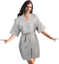 Salon Client Gown Robes Cape Hair Cutting Smock with Adjustable Tie for Hair Cutting Barber Hairstyling