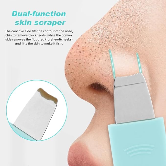Silicone Nose Blackhead Remover Tool Set, 3 in 1 Nose Scrubber Black Head Remover for Face, Face Scrubber Skin Care Scraper Mask Applicator Spatula for Men Women Deep Cleansing