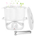 TASALON White Hot Towel Steamer for Facials, 5-Min Quick Heating Towel Warmer Machine, Portable Spa Salon Equipment with Aromatherapy for Massage