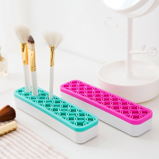 Desktop Organizers ,Cosmetic Storage Box& Desktop Storage Box Blue