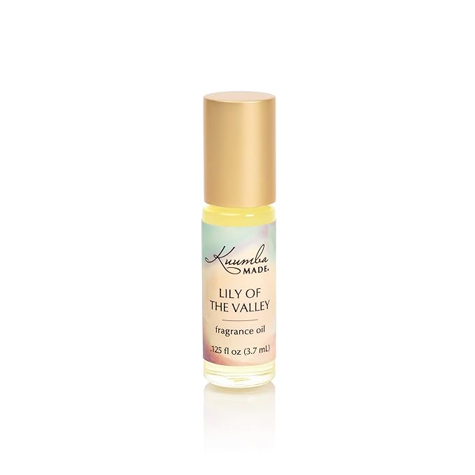 Kuumba Made Lily Of The Valley Fragrance Oil, Long-Lasting Small-Batch Perfume Roller, Vegan, Alcohol-Free, .125 Fl Oz