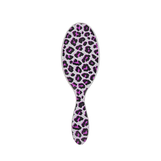 Wet Brush Original Detangler Hair Brush - Pink Leopard (Safari) - All Hair Types - Ultra-Soft Bristles Glide Through Tangles with Ease - Pain-Free Comb for Men, Women, Boys & Girls