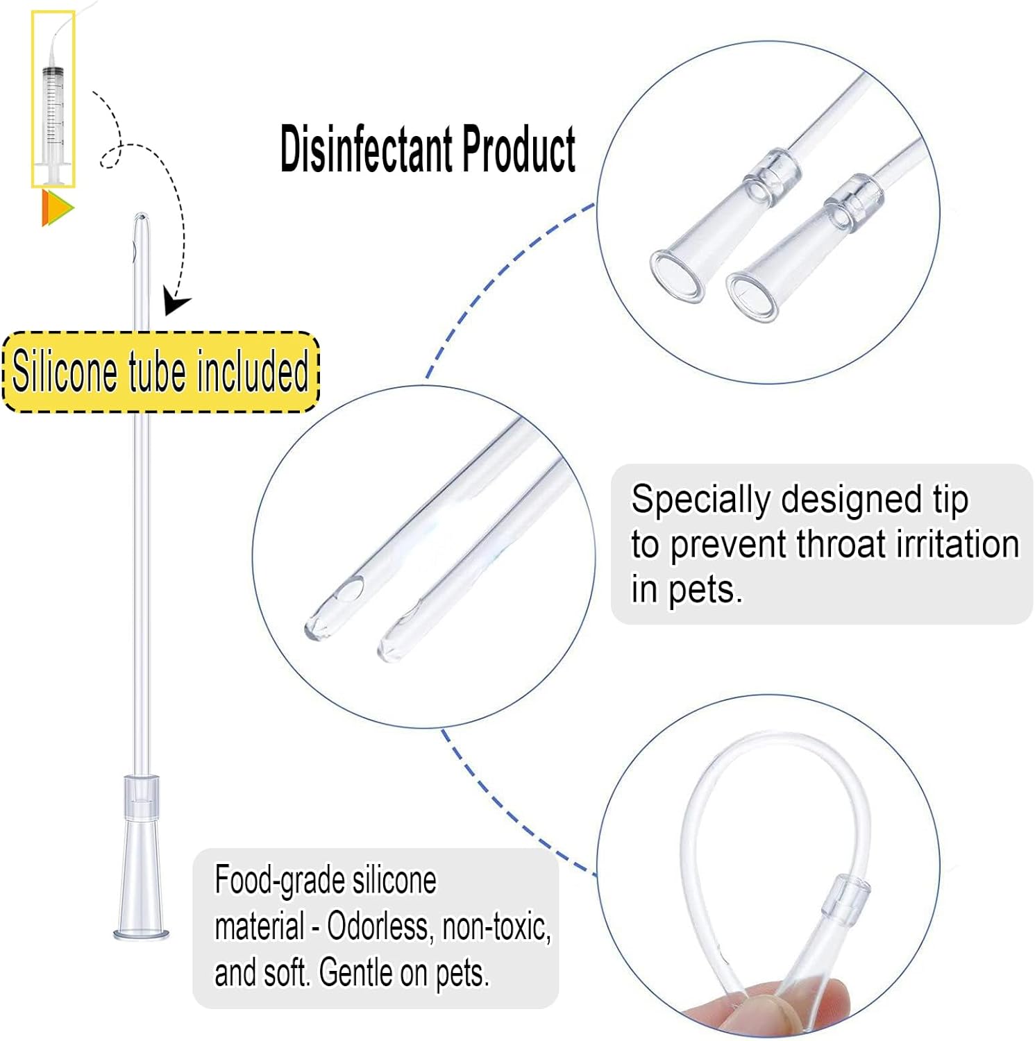 Baby Bird Feeding Syringe,Parrot Small Pet,Manual Syringe Feeder, Milk Water,Liquid Food,Reusable,Syringe with Spoon Tip