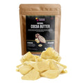 Natural Cocoa Butter Chunks - Organic & Raw Unrefined Body Moisturizer for Sensitive Skin, Anti-Aging, Scars & Eczema Relief - Premium Raw Butter From Ghana (3 LBs)