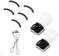 48PCS Eyelash Curler Refill Pads Compatible with Shiseido Eye Lash and Cosmetic Accessory, Silicone Soft Rubber Curler for Universal Eyelash Curler, Black