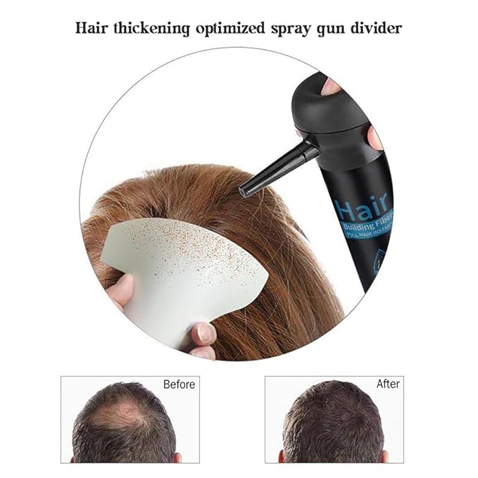 Multi-Purpose Hairline Filler Design, Beard Shaping Tool, Hairline Enhancement Card Beard Thickening Optimization Plate Airbrush Gun Spacer Airbrush Blocker Barber Styling Design Card