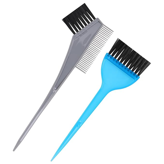 Hair Dye Brush Professional Hair Color Brush Soft Dye Brush Reusable Hair Coloring Brush Durable Hair Color Brushes for Students Women Salon Use Home DIY Dyeing(2 Pcs)