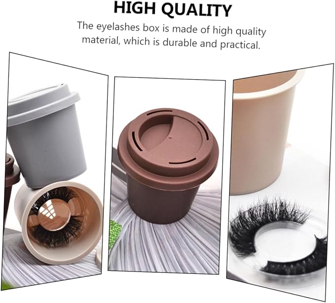 Happyyami 3pcs Assorted False Eyelash Storage Box Lash Holders Portable Eyelash Organizer for Easy Storage and Daily Use for Makeup Lovers