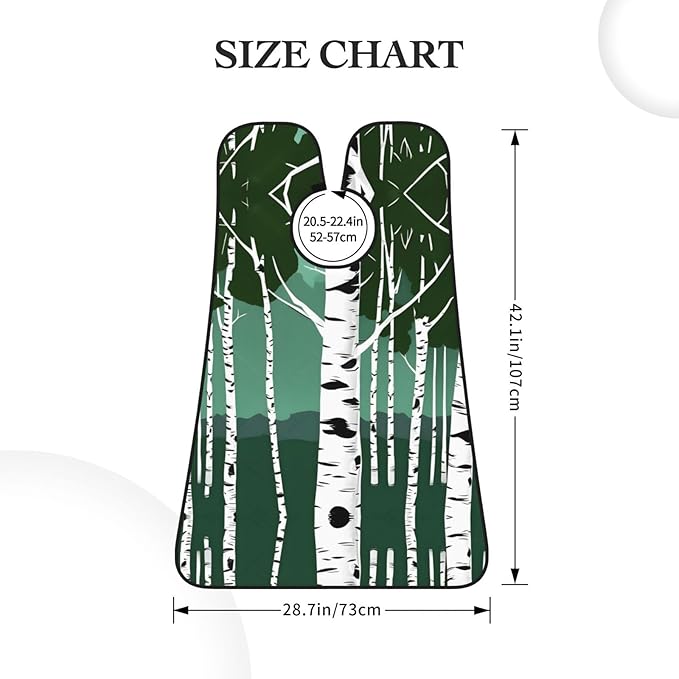 Brooklyn Bridge Print Beard Bib Shaving Apron, Beard Hair Trimming Cape Gift For Dad