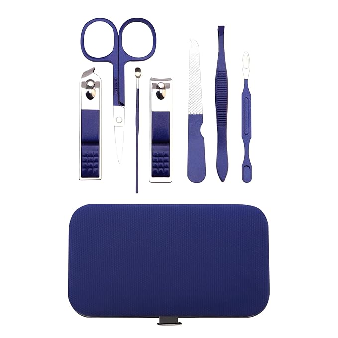 Nail Kit,Travel Essentials,Manicure Kit,Nail Clippers for Men,Nail Clipper Set,Mens Grooming Kit,Gifts for Husband,Nail Accessories,Manicure Tools,Manicure and Pedicure Kit,Mens Manicure Set