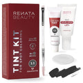 RB RENATA BEAUTY Tint Kit – Cream Hair Dye Kit with Developer and Application Brush for Spot Coloring - Covers Gray Hairs, Smudge-Proof, Long-Lasting Up to 4 Weeks, 20 Applications [Graphite]