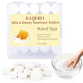 Manicure Spa Tablets 8oz - Milk & Honey Soak Balls, Moisturizing Tablets, Cuticle Softener for Foot and Hand Soak Pedicure Spa Supplies Manicure Tools Nail Salon & Tavel Esenntial（40count）