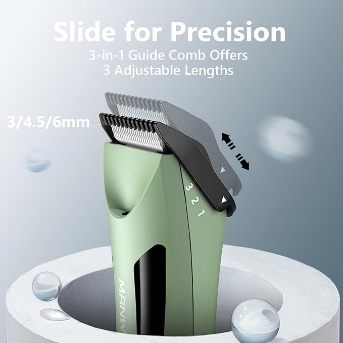 Electric Ball Groomer - Wet/Dry Clippers, Pubic & Body Shaver Men