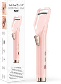 Heated Eyelash Curler Premium PRO - Fast Heat up in 8s - 24 Hours Long Lasting - Rechargeable Electric Eyelash Curler with Type-C, Innovative L Silicone, 2 Heat Modes, Anti-Burn Eyelid, Pink-GB