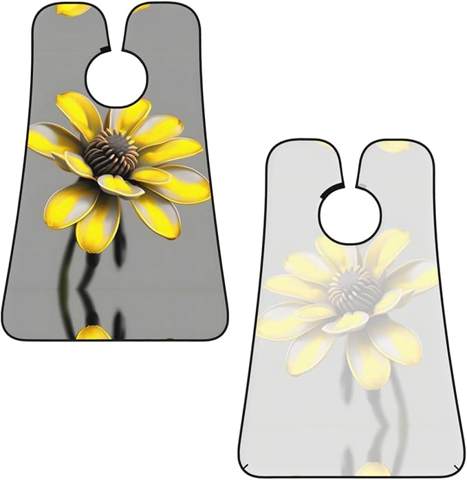 Jellyfish Pattern Print Beard Bib Shaving Apron, Beard Hair Trimming Cape Gift For Dad