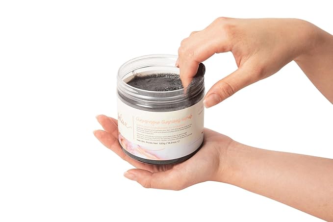 Manna Kadar Beauty Champagne Charcoal Scrub, 18.34 Oz - Detoxify, Exfoliate, Hydrate, Moisturize, Restore Skin, Gentle Body Scrubs, Leaves Skin Polished, Hydrated, & Refreshed, Buff Away Dead Skin