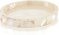 Milano Soap Dish for Bathroom - Decorative Dry Bar Holder Finished in Beautiful Mother of Pearl - Durable Resin Design - Best Dishes for Sink/Bath/Shower/Bathtub Decor