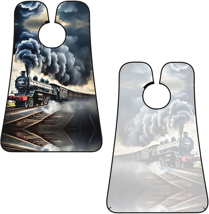 Colorful Giraffe Fans Lovers Print Beard Bib Shaving Apron, Beard Hair Trimming Cape Gift For Dad