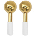 2-Pack Ice Globe Facial Roller Set, Stainless Steel Cooling Tool For Skin Firming, Reduces Puffiness, Smooth For Quick Cleaning