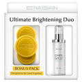 Enaskin Dark Spot Set - Serum & Soap Bars: Hyperpigmentation Body Treatment for Freckles Melasma Age Spot Sun Spot - Dark Spots Corrector Serum with Kojic Acid Soap Bars for Women and Men