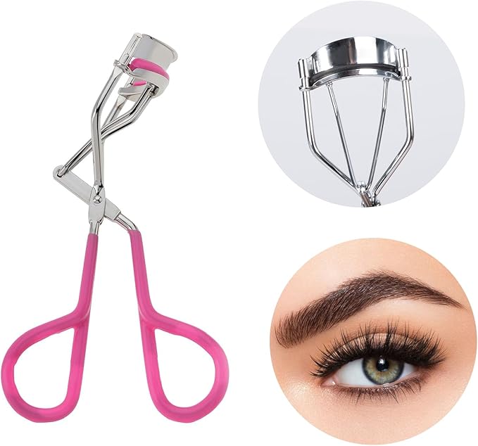 Eyelash Curler Refills Compatible with Tweezerman,Eyelash Curler Refills for Tweezerman,Silicone Lash Curler Refill Pads 24PCS (Black)