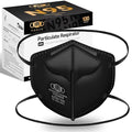 N95 Mask NIOSH Approved 100-Pack, Particulate Respirator N95 Face Masks Universal Fit - Individually Wrapped, Black