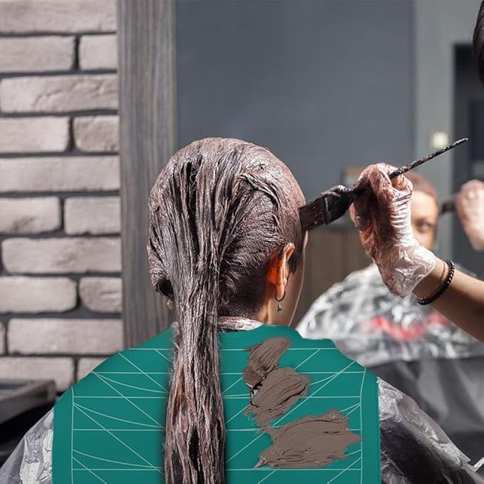 Silicone Hair Cutting Guide Collar - Waterproof Cutting Mat for Hair Stylist - Hair Cutting Cape