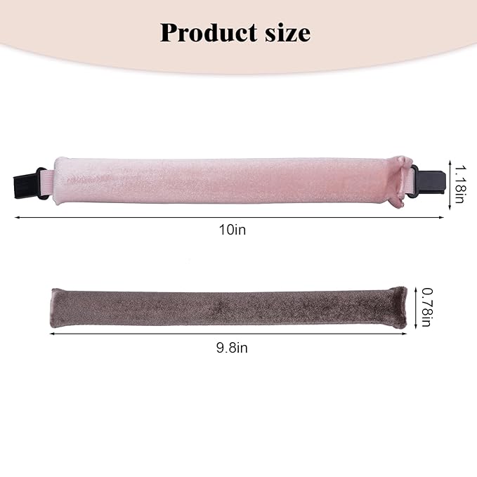 Heatless Curls Overnight Rods Set – 8PCS Flexible Heatless Curling Rods for Long & Short Hair, Soft No Heat Hair Curler Blowout Styling Tools for Loose Waves or Tight Curls