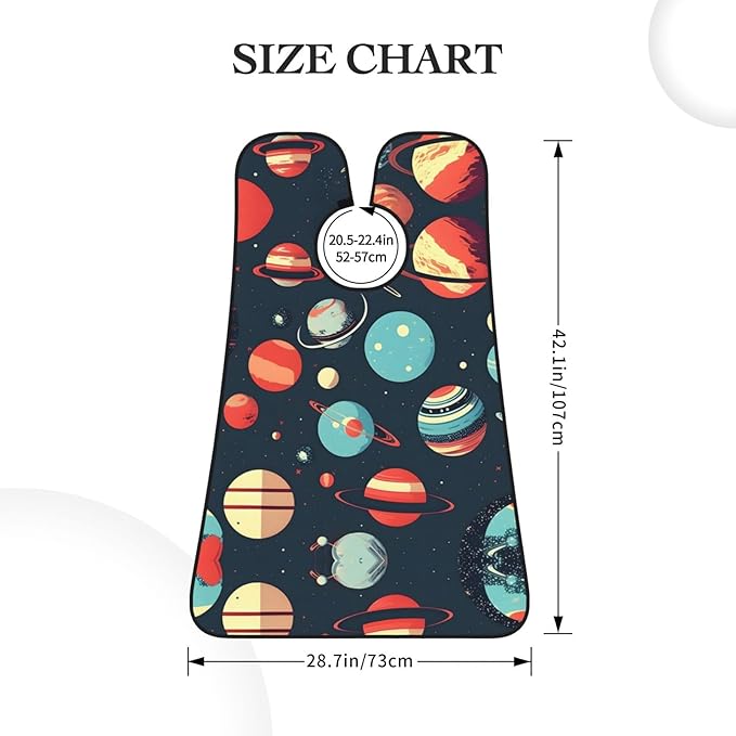 Tahiti Beach Print Beard Bib Shaving Apron, Beard Hair Trimming Cape Gift For Dad
