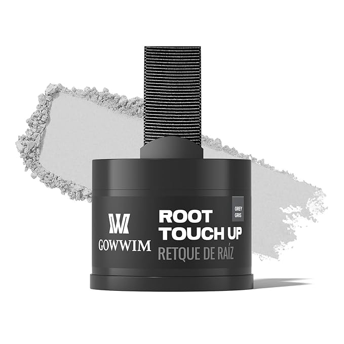Hairline Gray Root Touch-Up Powder - Instantly Color Shadow Cover, Thin Hair Concealer, Hair Root Dye (4g)