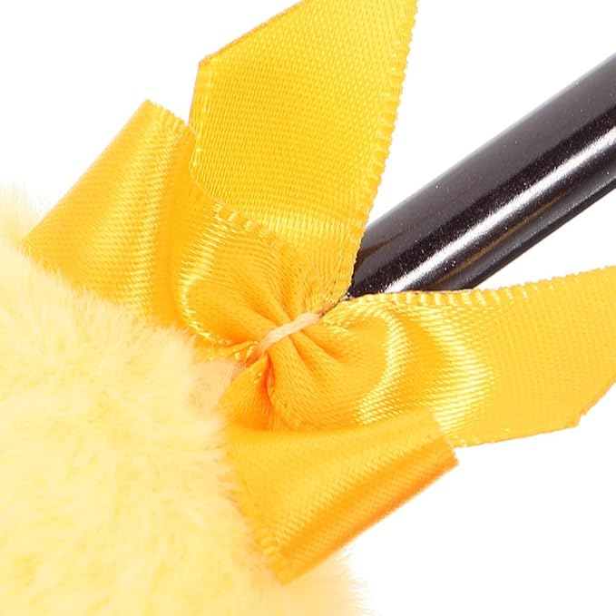 Large Dry Powder Puff with Handle for Body and Face Soft Plush Lollipop Shape Applicator 6.3 Inch Long Handle Body Powder Applicator for Makeup and Dusting