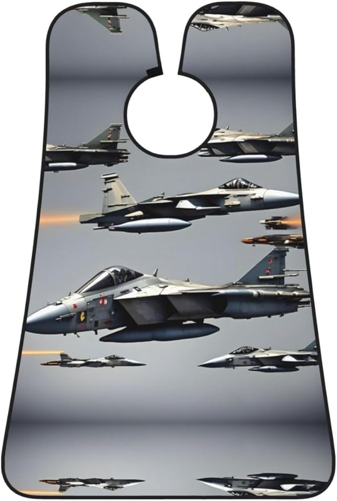 Fall Pumpkin Print Beard Bib Shaving Apron, Beard Hair Trimming Cape Gift For Dad