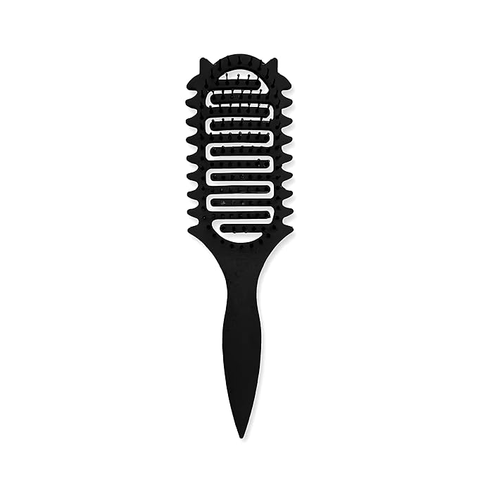 Curl Defining Brush,2026 Vented Hair Brush for Detangling Styling,Curl Defining Brush,Shaping And Defining Curls For Women And Men(Black)