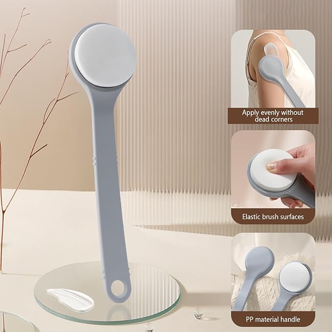 Back Applicator for Lotion - Body Oil Applicator Tool |Back Ointment Spreader, Body Balm Handle Tool, Anti-Slip Grip Moisturizing Oils Apply Tool for Athletes Teens Boys Youth Women Elderly