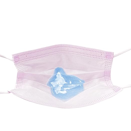 DC-BEAUTIFUL 100 Pcs Pink Disposable 3 Ply Earloop Face Masks,Fit for Adults