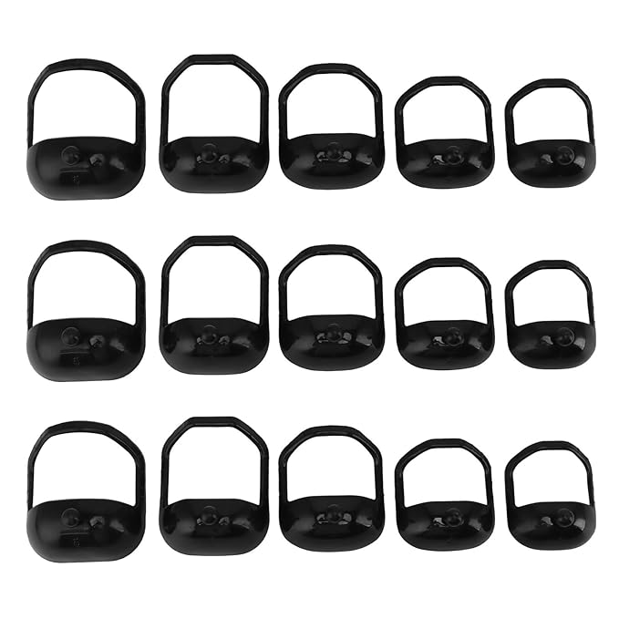 Beard Shaping Tool, Beard Shaper, 15 Pcs Beard Shaving Template, 5 Size, Precise Trimming, Beard Shaping, for Goatee Mustache Sideburns, Jaw Cheek Neck Line