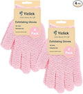 Yiclick Heavy Exfoliating Gloves, Exfoliating Body Scrubber for Bath Shower Exfoliation, Body Scrub Exfoliator for Dead Skin Remover, Exfoliate Sponge Loofah Washcloth Mitt Men Women