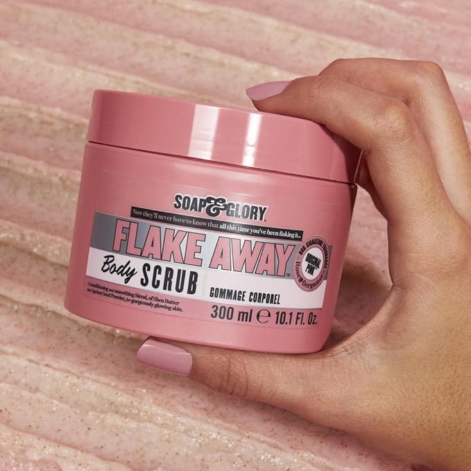 Soap & Glory Original Pink Exfoliating Body Scrub - Body Exfoliator & Dead Skin Remover with Mandarin Extract for Smooth, Radiant Skin - Rose & Bergamot (6.7 fl oz)