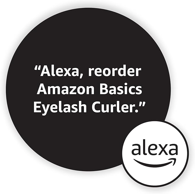 Amazon Basics Eyelash Curler, Easy to Use, Black
